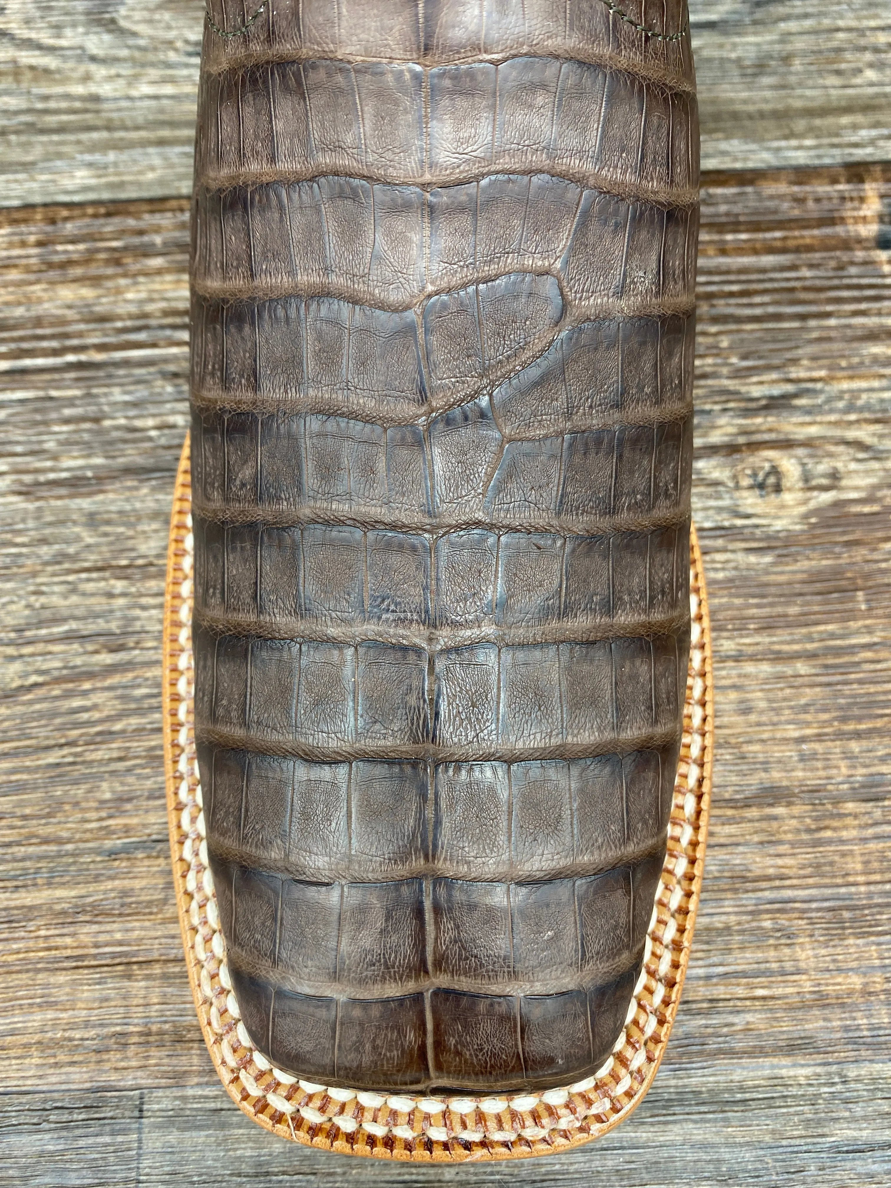 10035922 Men's Denton Caiman Square Toe Western Boot by Ariat