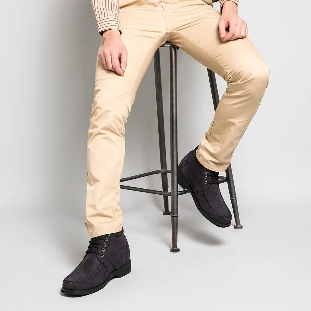 9 CM / 3.54 Inches Taller - CMR CHAMARIPA Elevator Boots Height Increasing Shoes For Men Tall Men Boots