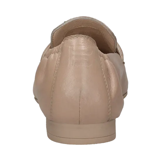 BAGATT Leather Nude Loafers