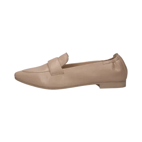 BAGATT Leather Nude Loafers