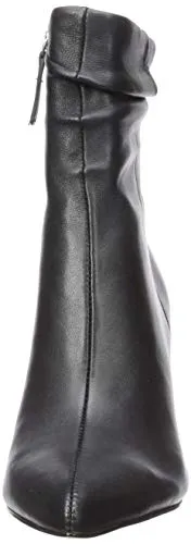 Bella Vita Women's Danielle Dress Bootie Ankle Boot, Black Leather, 7 W US