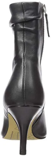 Bella Vita Women's Danielle Dress Bootie Ankle Boot, Black Leather, 7 W US