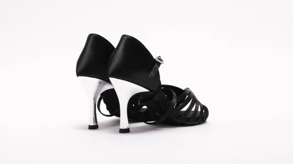 Dance Fever Knotted Metal Heel Sandal S121