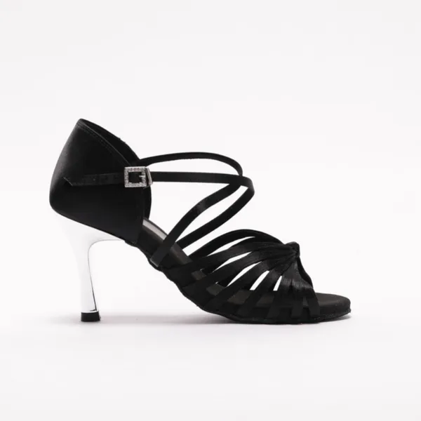 Dance Fever Knotted Metal Heel Sandal S121