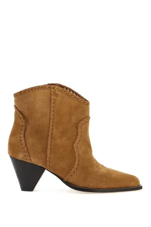 DARIZO SUEDE LEATHER ANKLE BOOTS