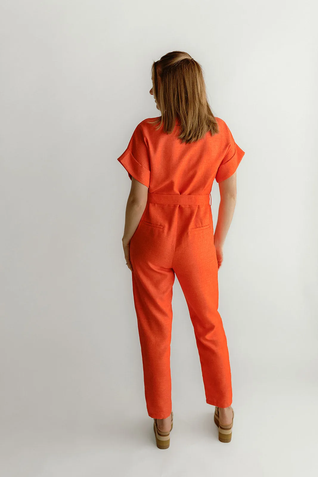 Elfie Womens Woven Jumpsuit