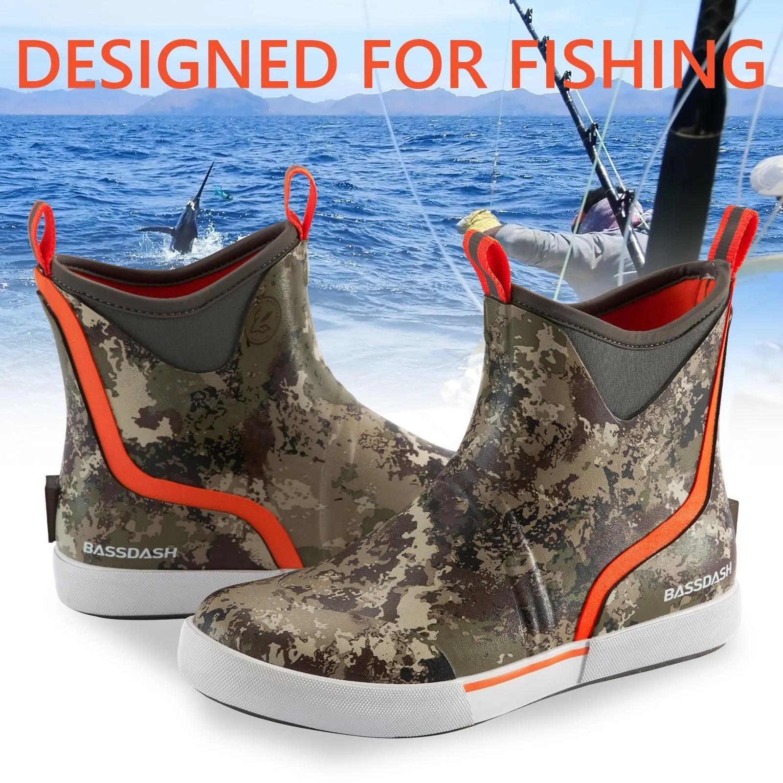Men's 6 inch Waterproof Deck Boots