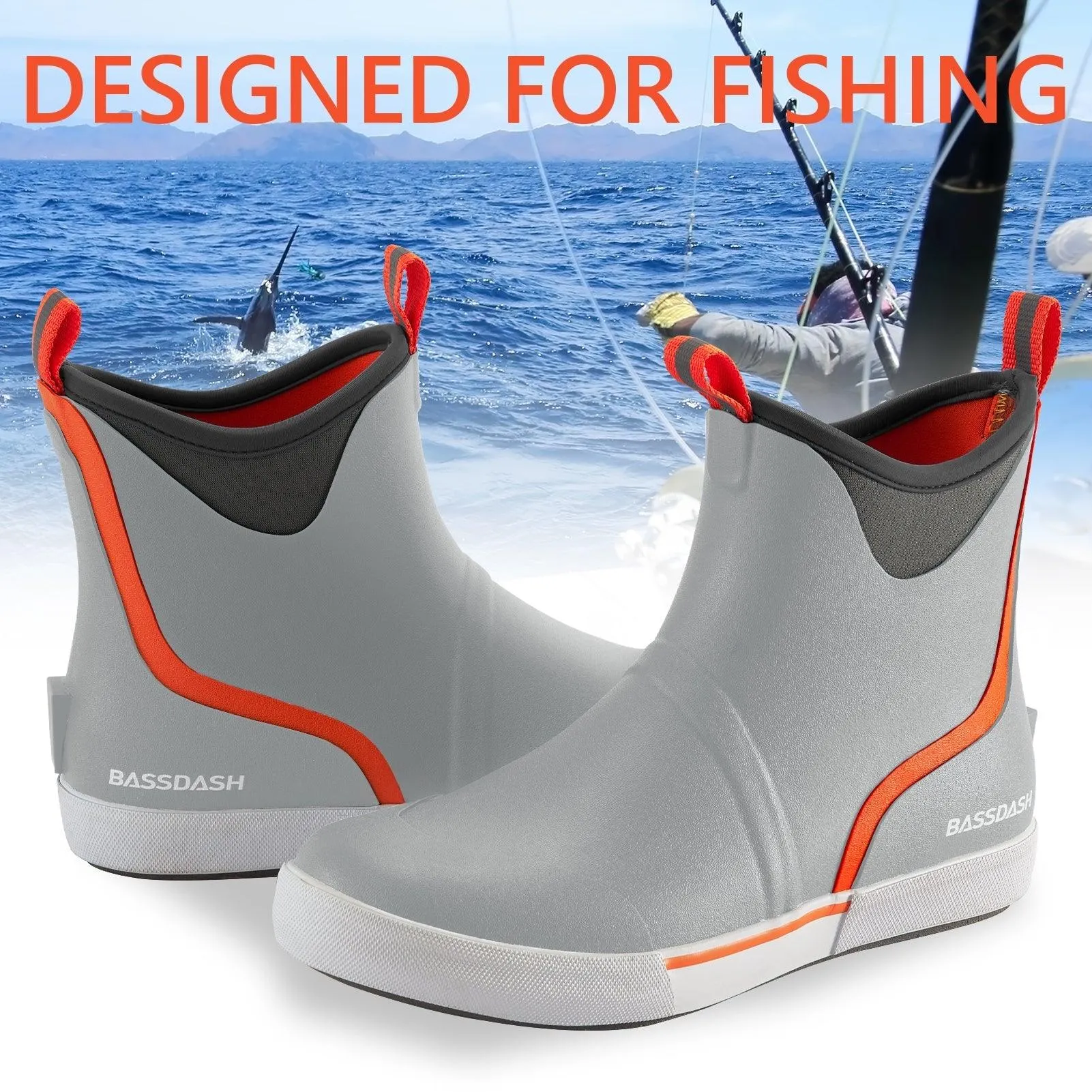 Men's 6 inch Waterproof Deck Boots