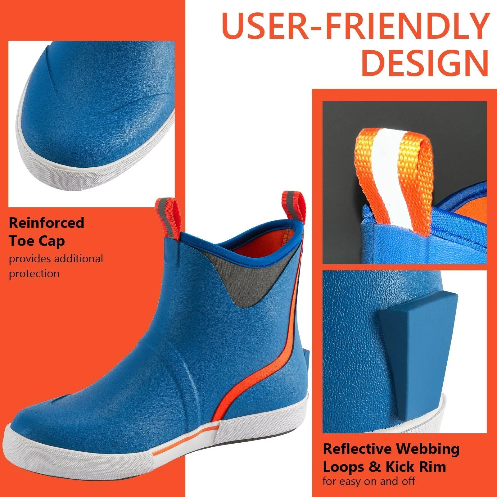 Men's 6 inch Waterproof Deck Boots
