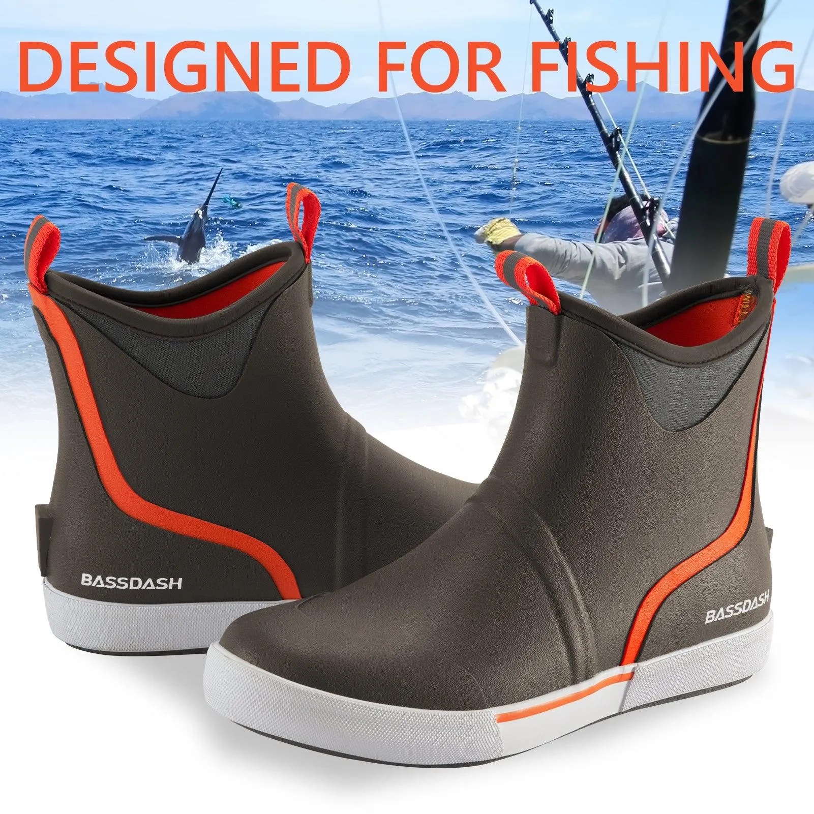 Men's 6 inch Waterproof Deck Boots