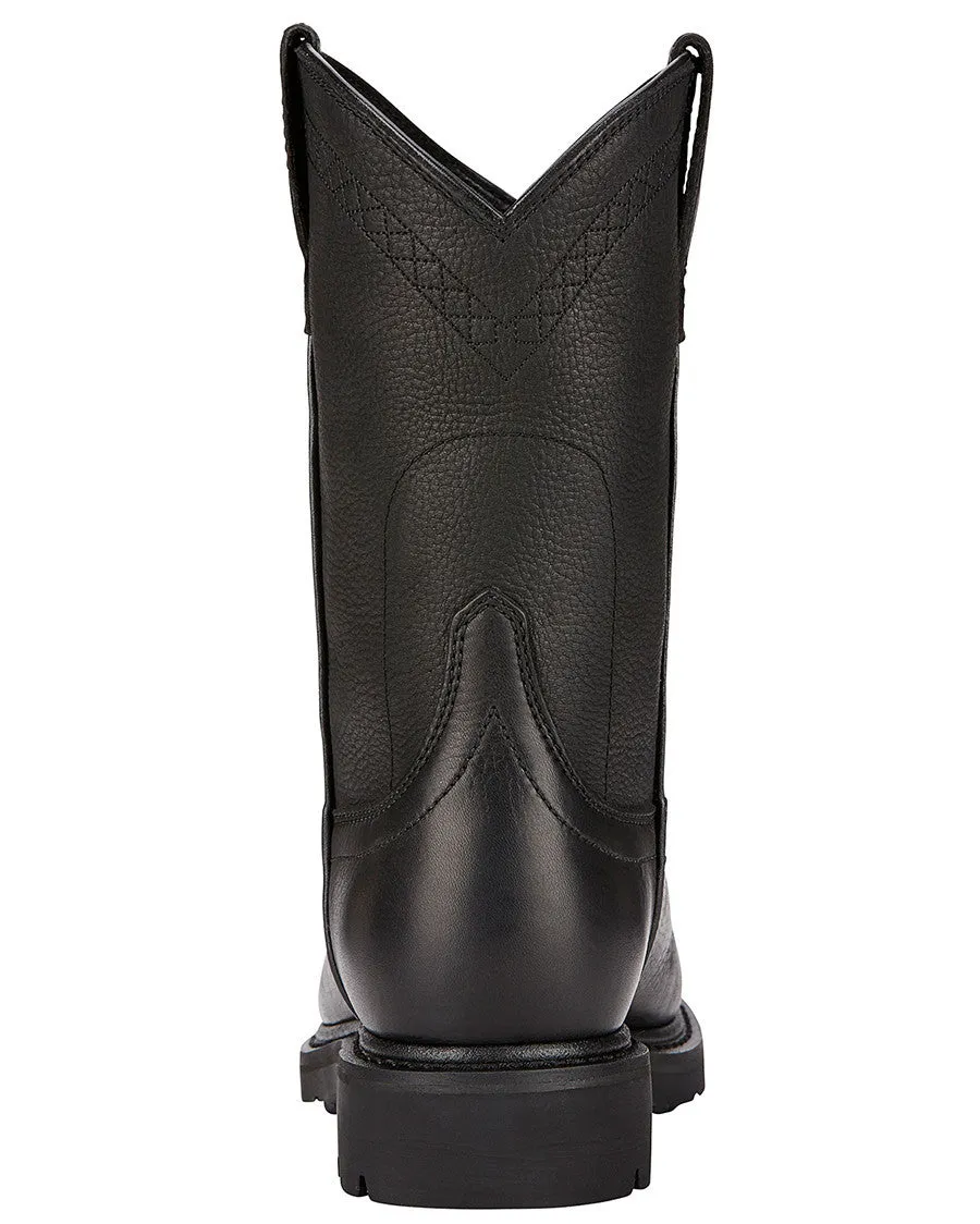 Mens Sierra Pull-On Boots - Black