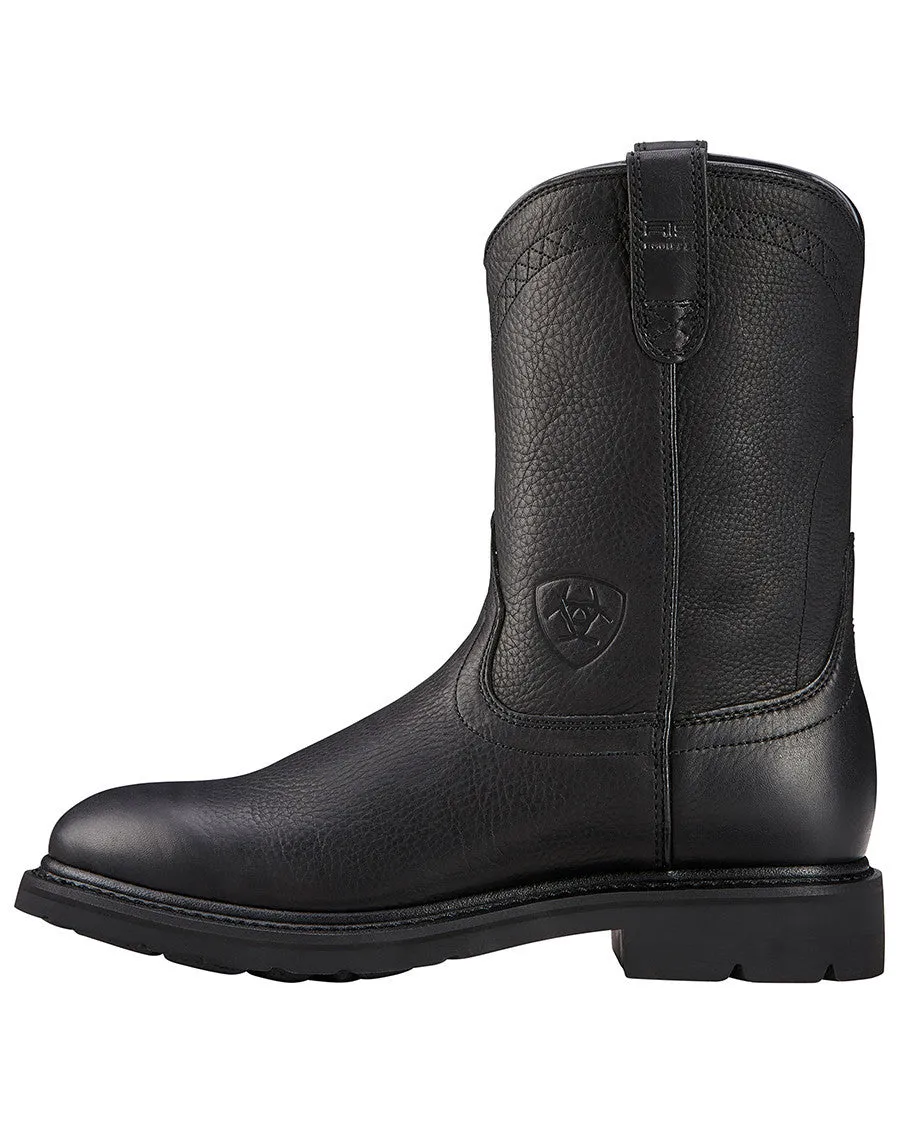 Mens Sierra Pull-On Boots - Black