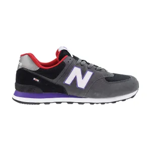 New Balance 574 Men's Shoes Grey-Black-Purple