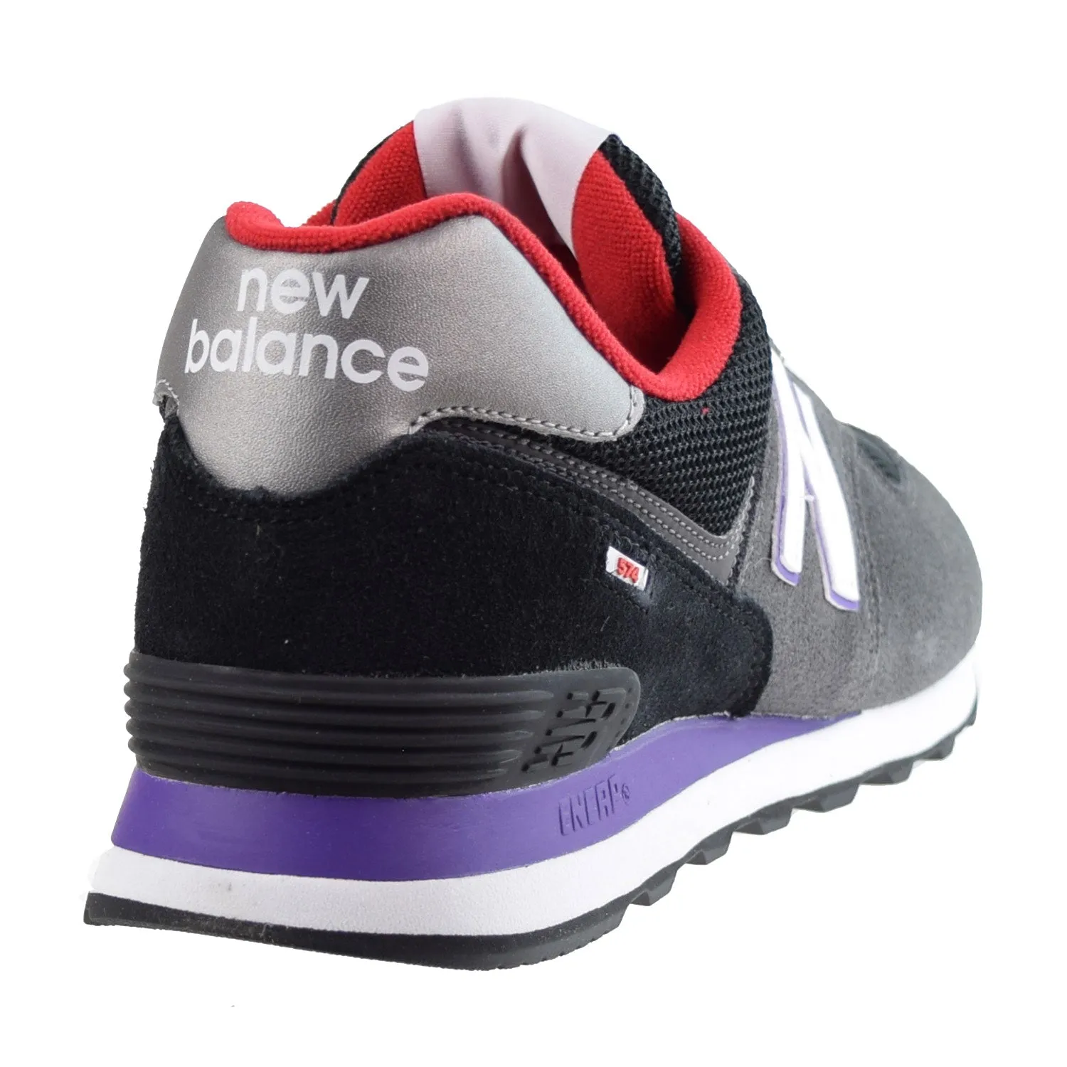 New Balance 574 Men's Shoes Grey-Black-Purple