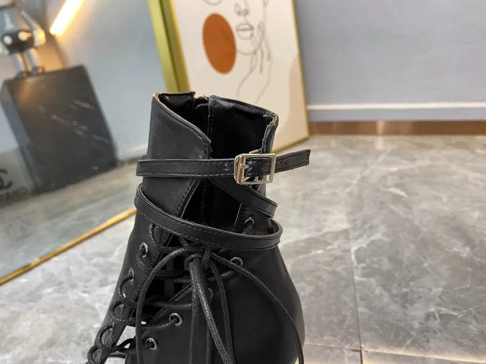 Women's Sandals Cross Strap Open Toe Roman Fashion Shoes